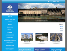 Tablet Screenshot of karnatakapower.com